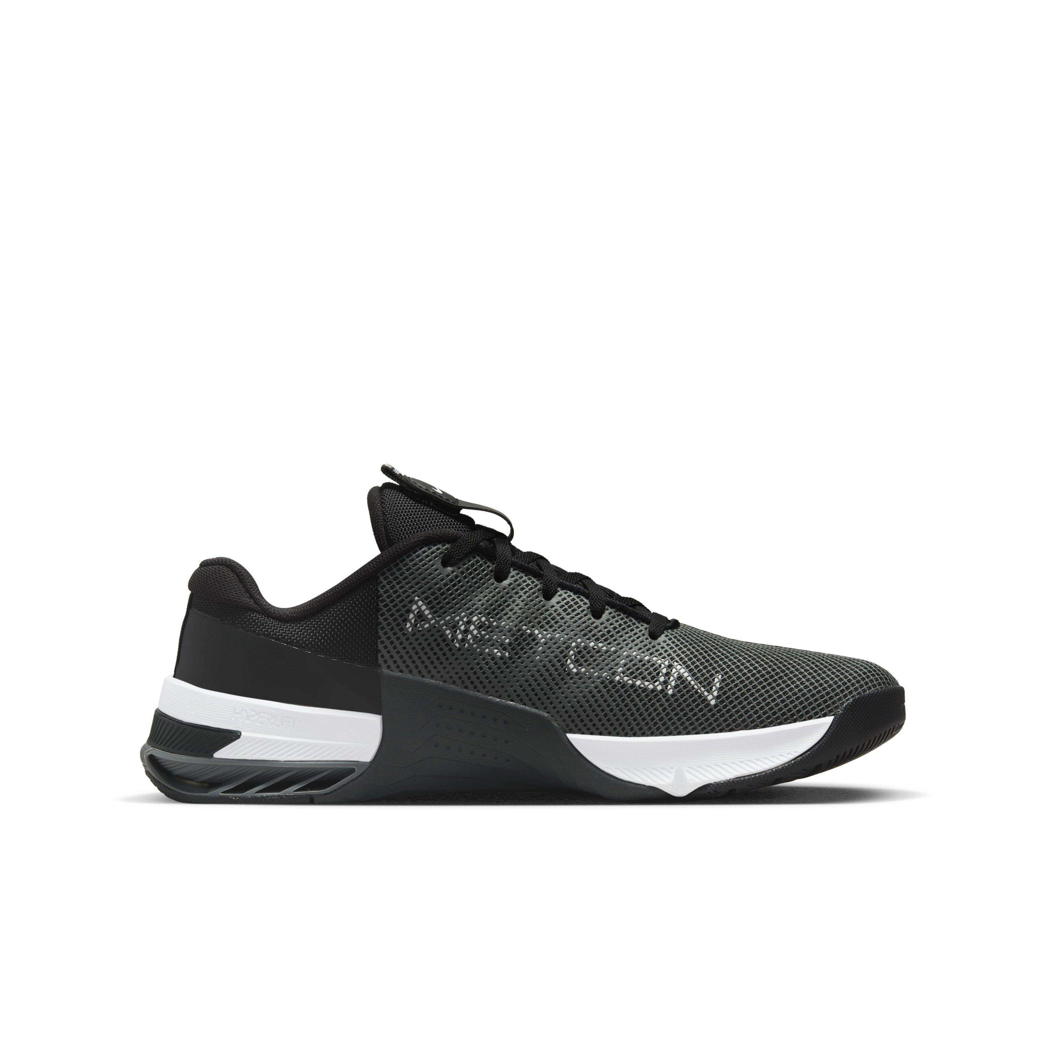 Nike Metcon 8 Black White Dark Smoke Grey Smoke Grey Grade School Boys Training Shoe Hibbett